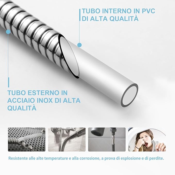 TUBO DOCCIA FLESSIBILE